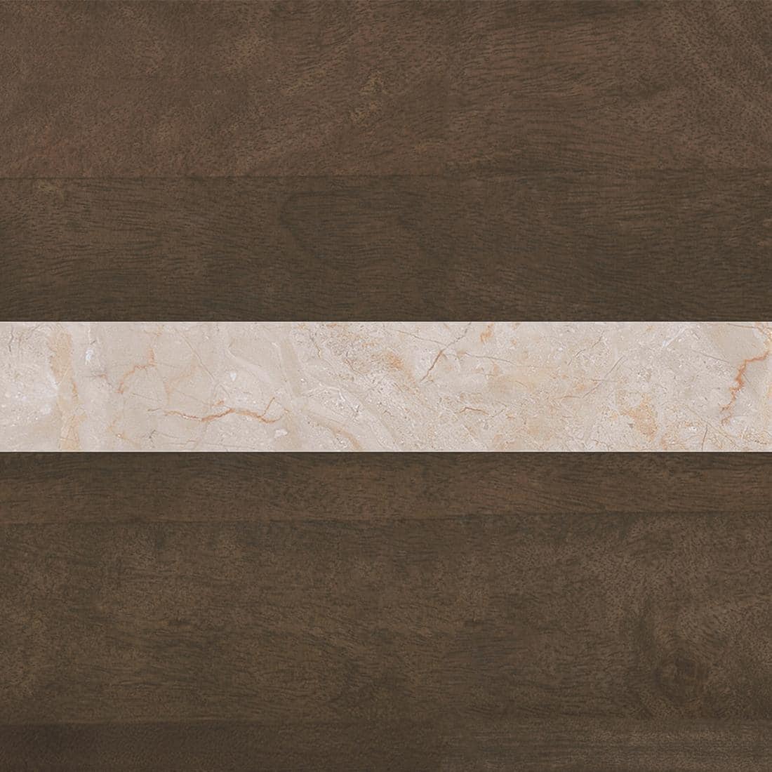 Atlas Crest Storage Solid Wood 4 Seater Dining Table With Reed Dining Chairs