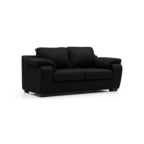 Trissino 2 Seater Leather Sofa in Licorice Colour