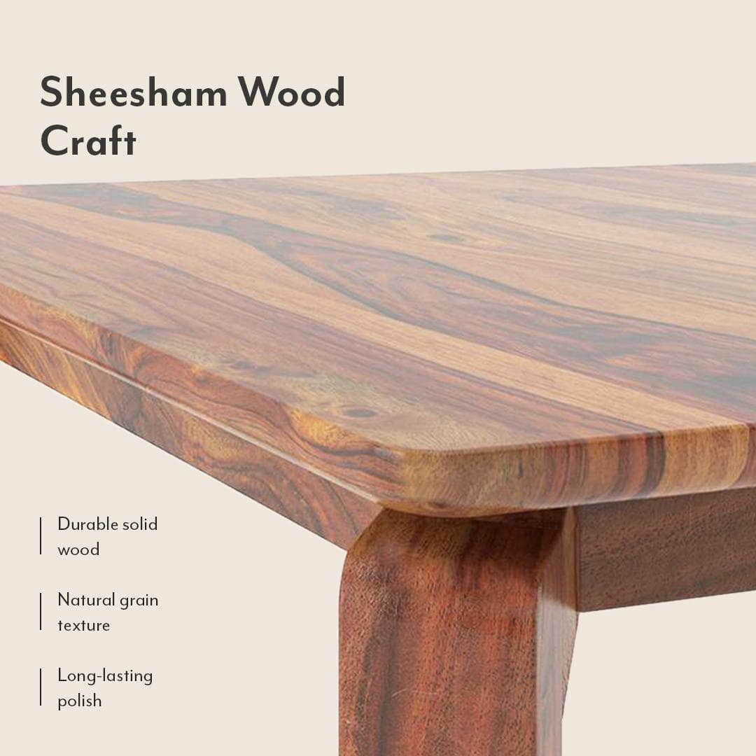 Catria - Gordon 4 Seater Dining Table Set (Finish- Teak)