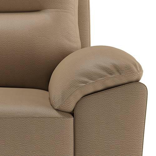Adelaide 3 Seater Leatherette Sofa in Cappuccino Colour