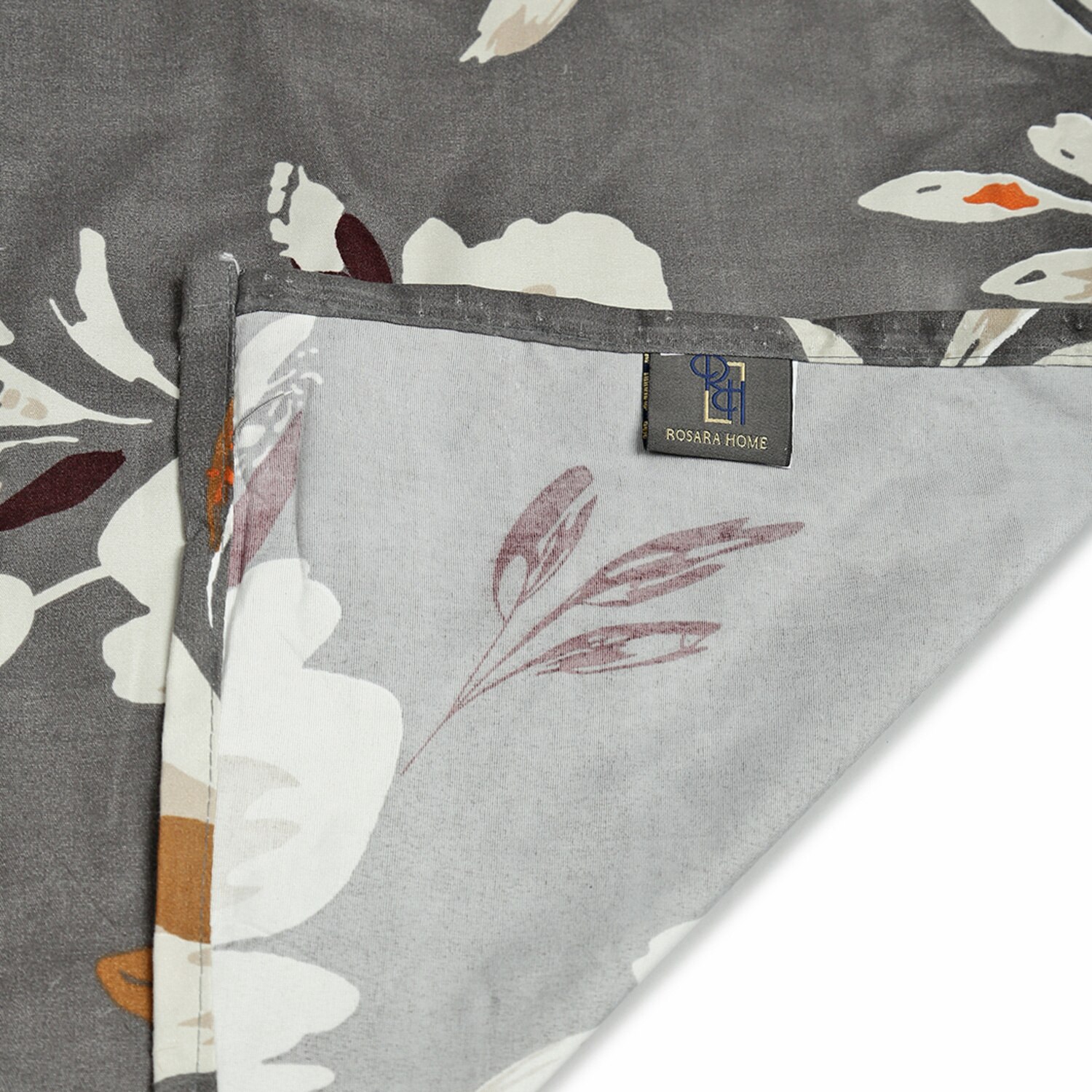 Multicolor Floral 180 TC Flat 1 Queen  Bedsheet with 2 Pillow Covers