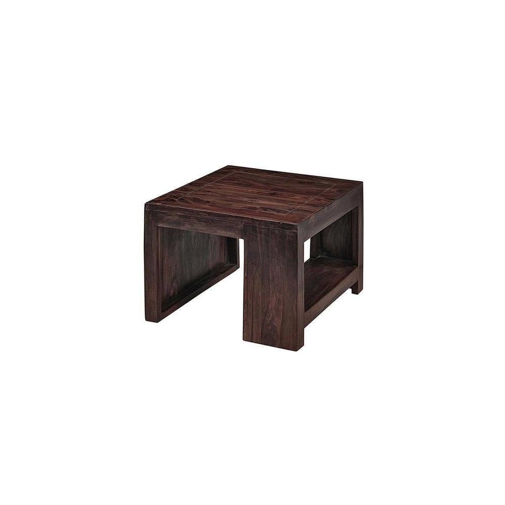 Piante Sheesham Wood Coffee Table In Mahogany Finish