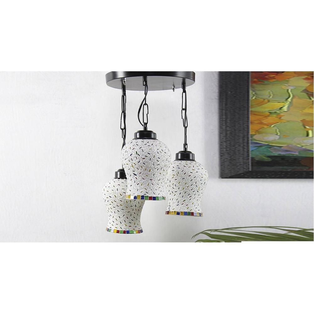 Kylan Multicolour Glass Cluster Hanging Light