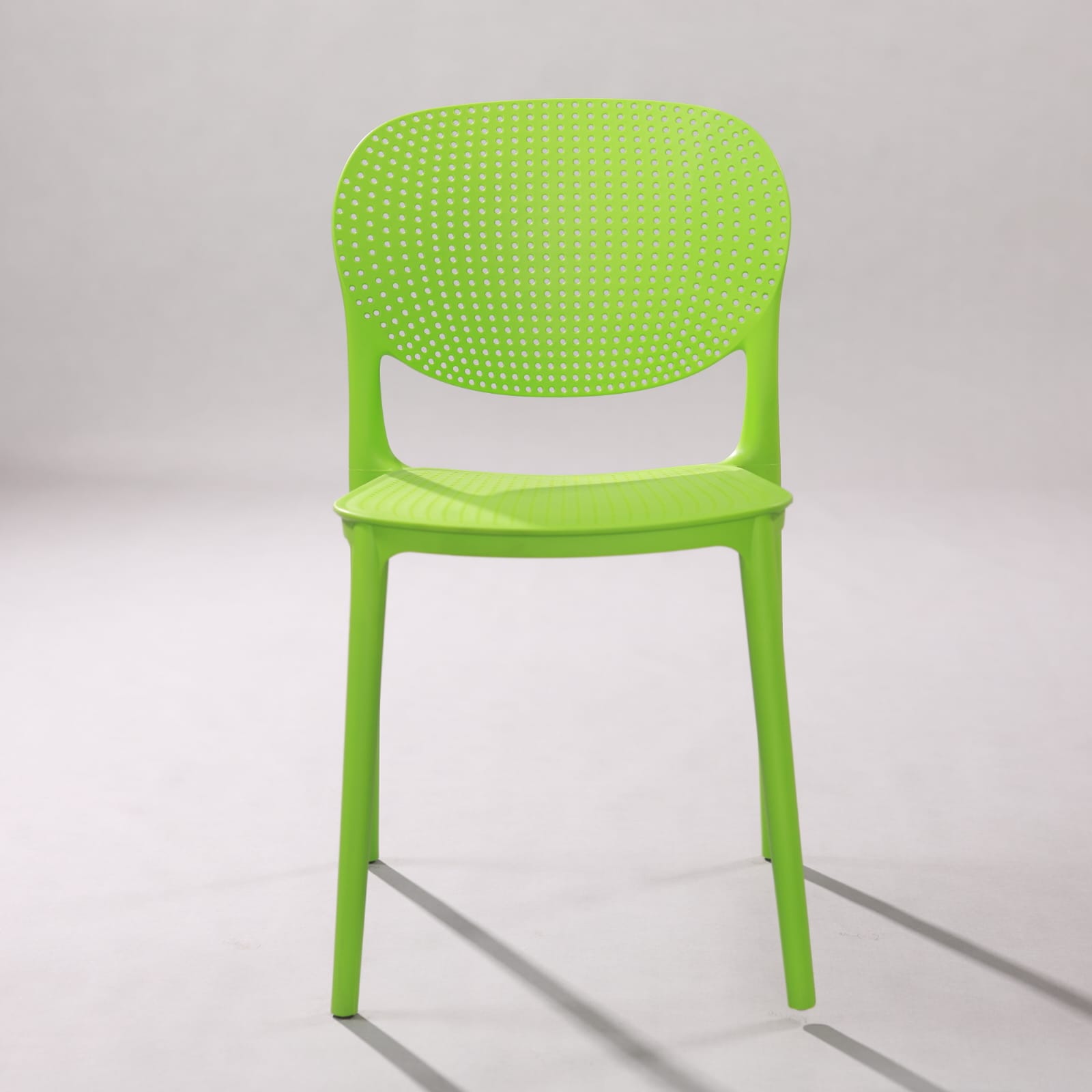 Kepler Brooks Serena Cafeteria Dining Chair in Green Colour - Kepler Brooks