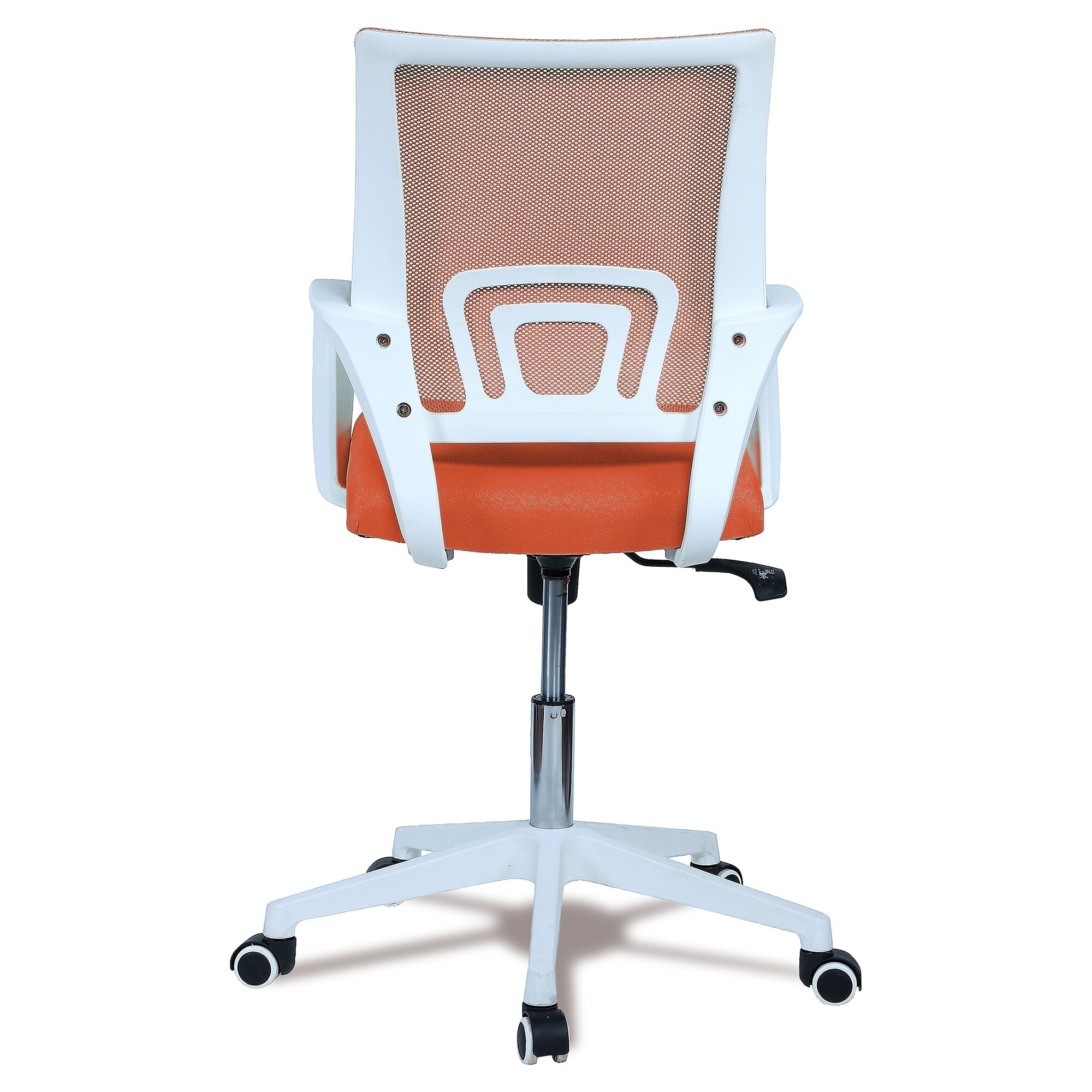 Naamikoa Mid Back Ergonomic Chair in Orange Colour