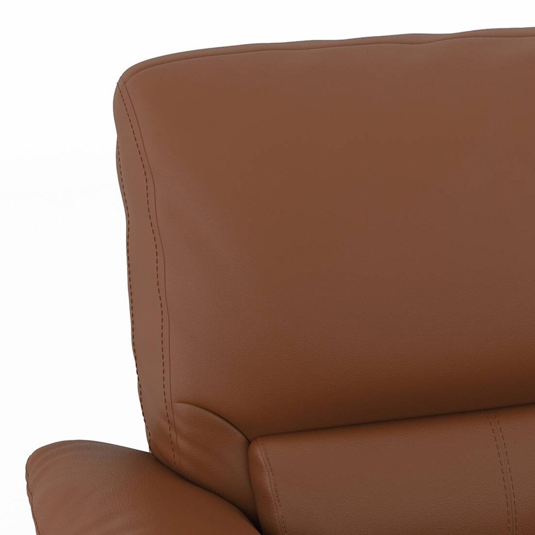 Bernice Three Seater Recliner in Tan Colour