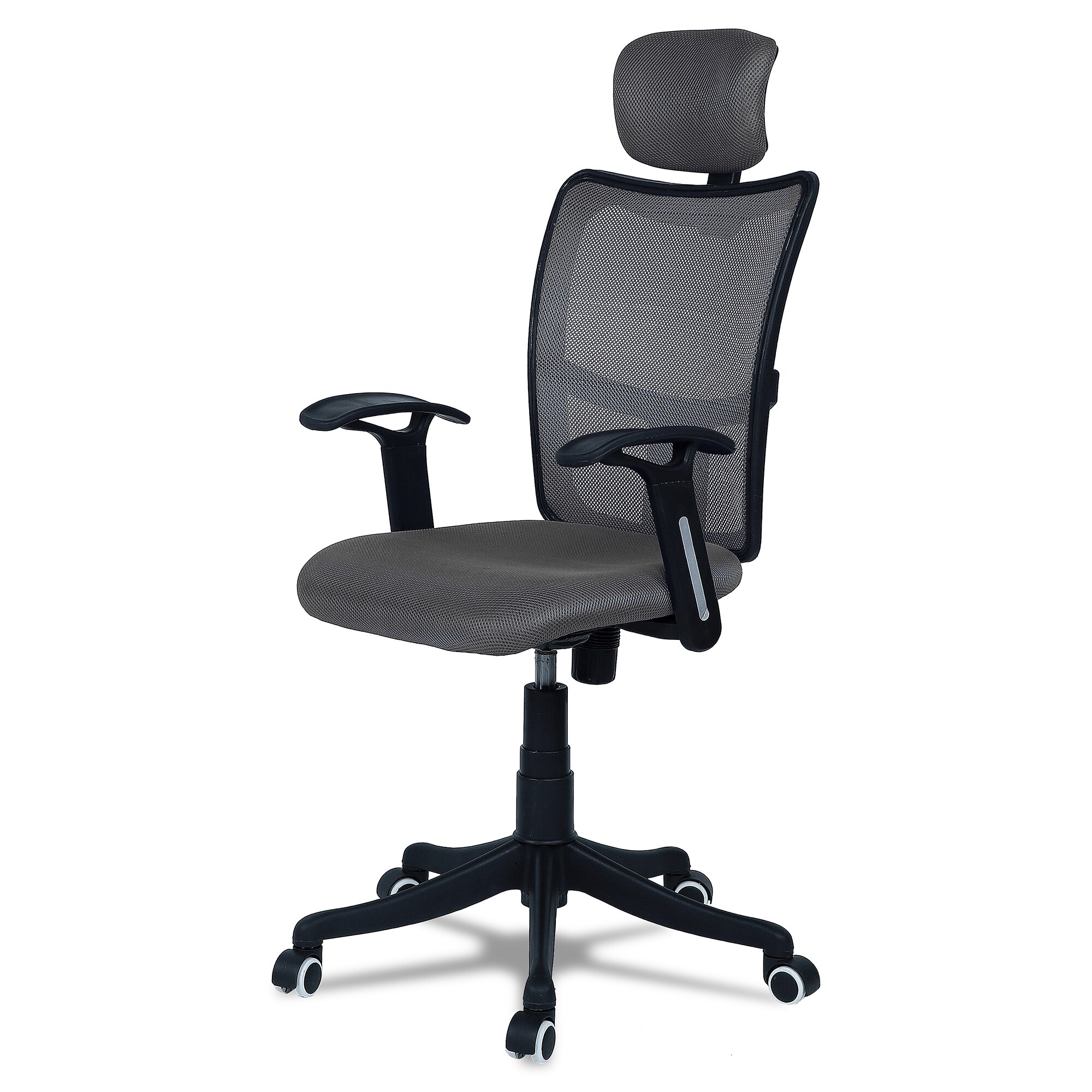 Jeaorda High Back Ergonomic Chair in Grey Colour