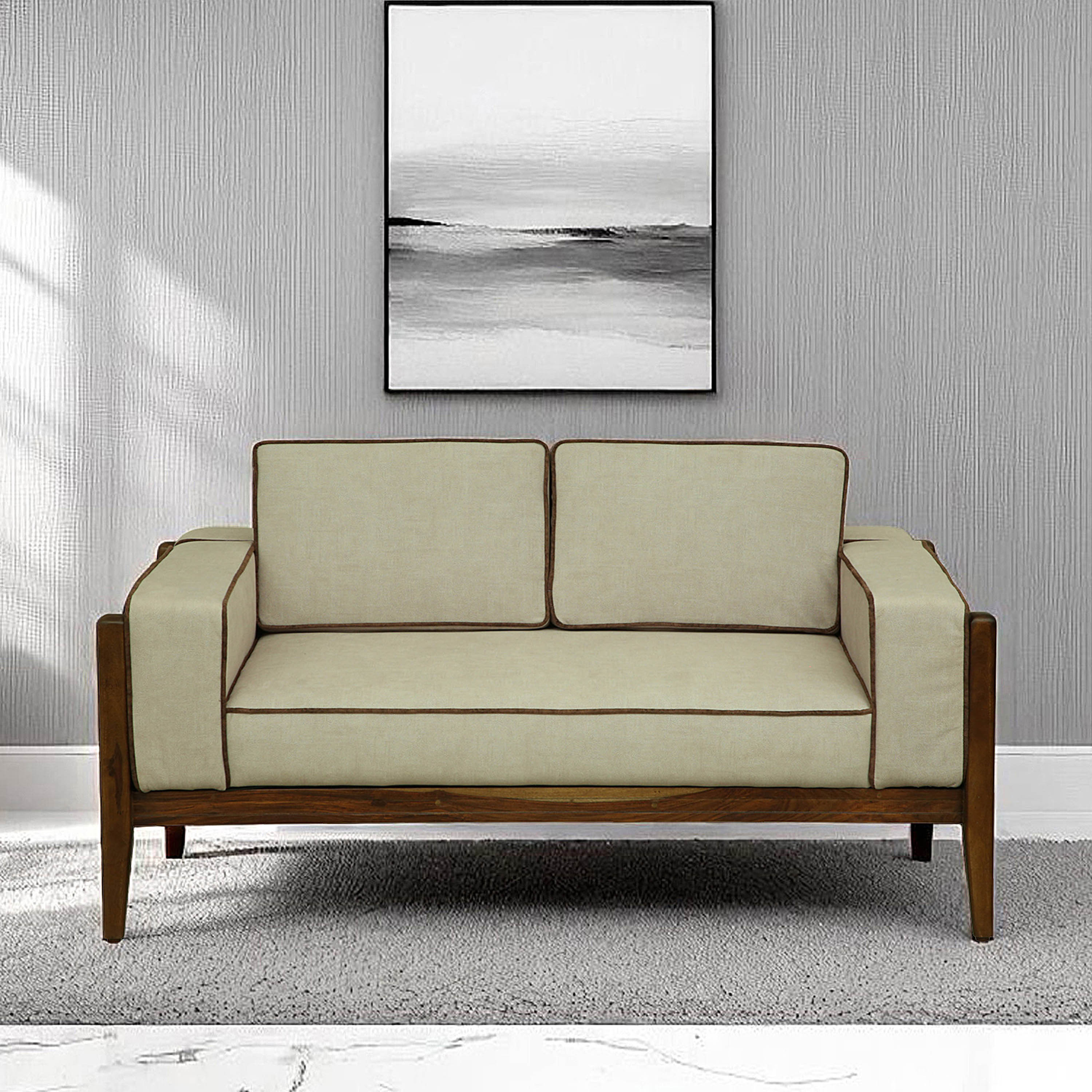 Boston 2 Seater Sofa In Beige Colour