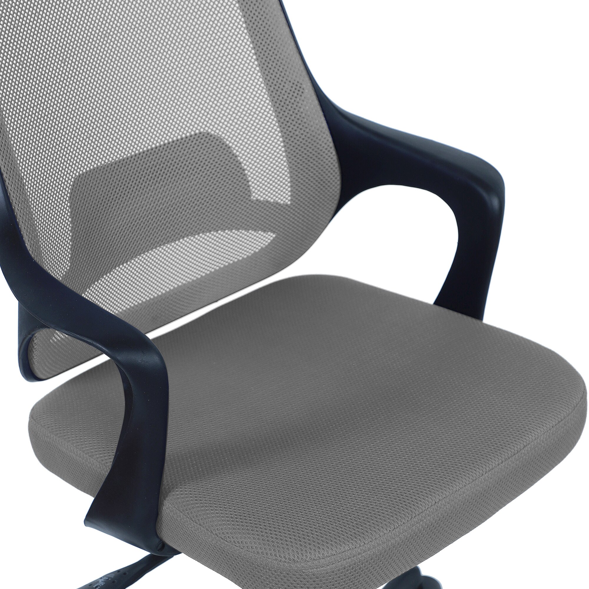 Ddeasirea Mid Back Ergonomic Chair in Grey Colour