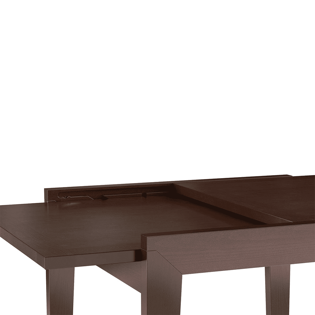 Murphy 6 Seater Dining Table In Dark Walnut Finish