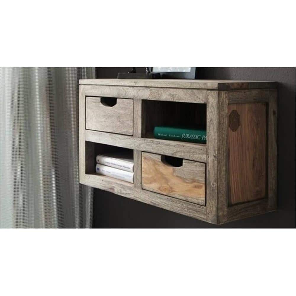 WOODENMOOD Rectangular Wall cabinet