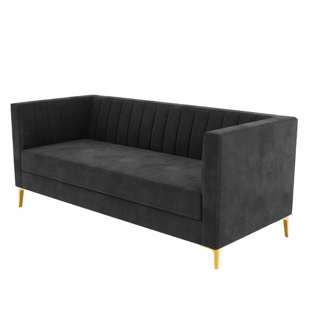 Loris Fabric Sofa - Grey