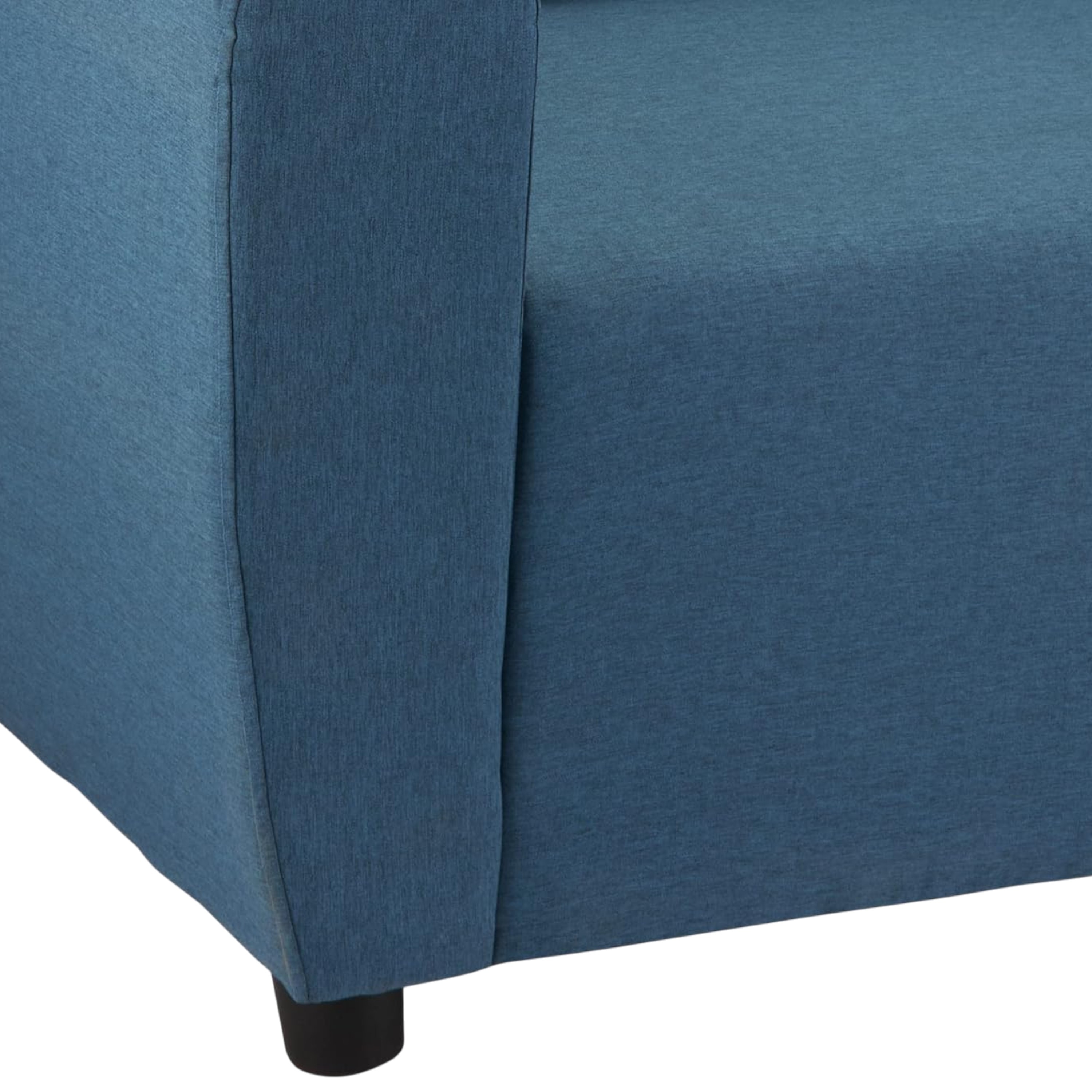 Dayton Pine Wood Contemporary 3+2 Seater Sofa (Teal Blue Fabric)