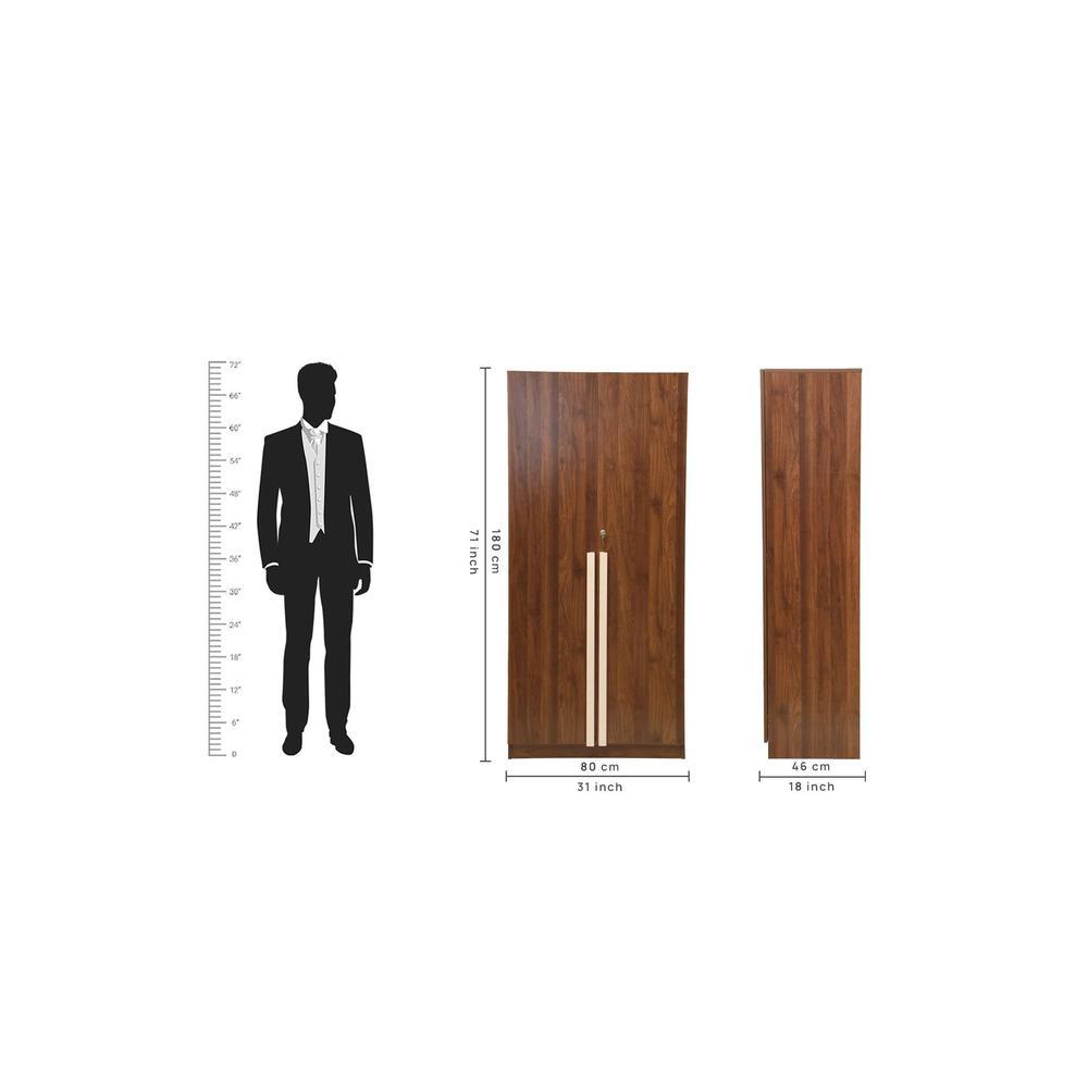 Rubbik Engineered Wood Wardrobe