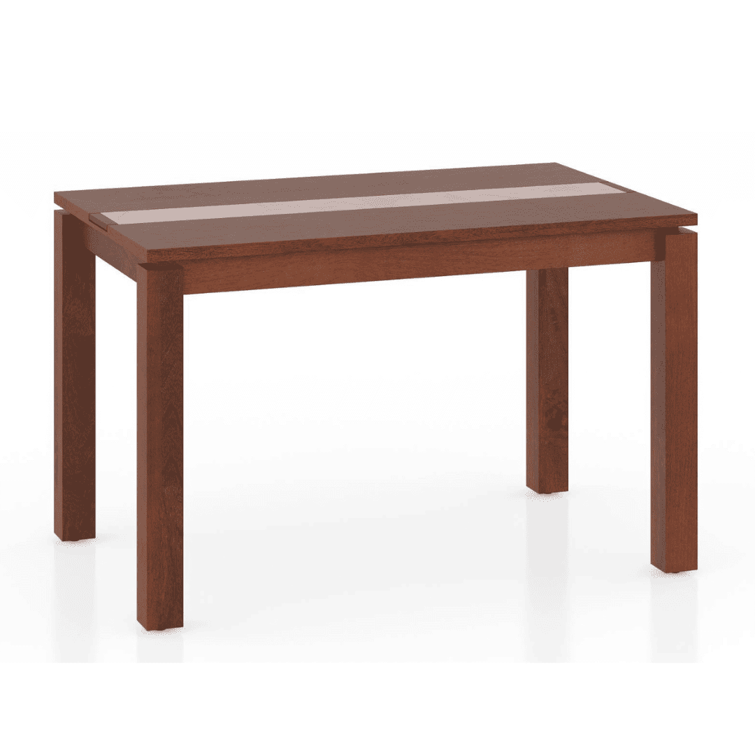 Atlas Crest Solid Wood 4 Seater Dining Table In Honey Finish