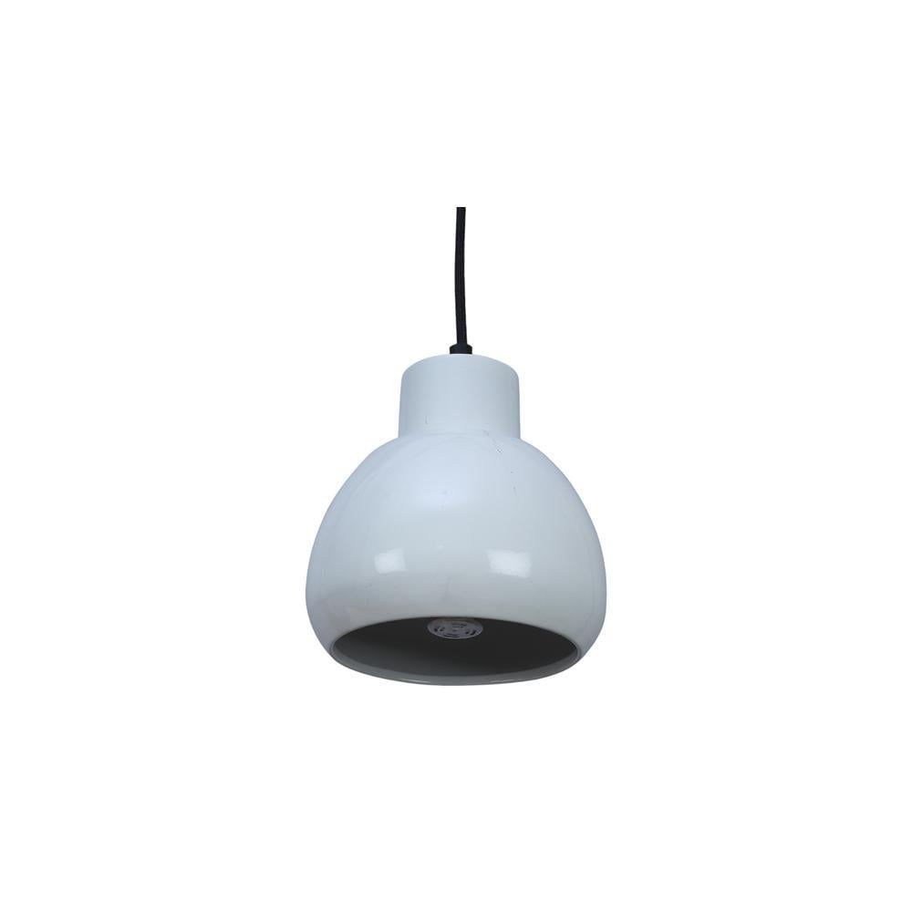 Apple White Metal Hanging Light