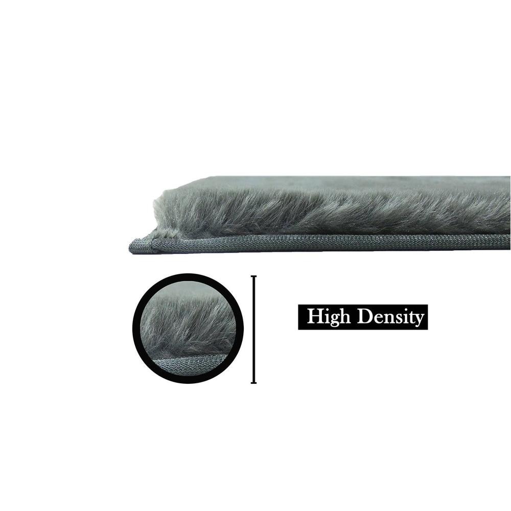 Adalee Green Solid Natural Fiber 6x4 Ft Carpet