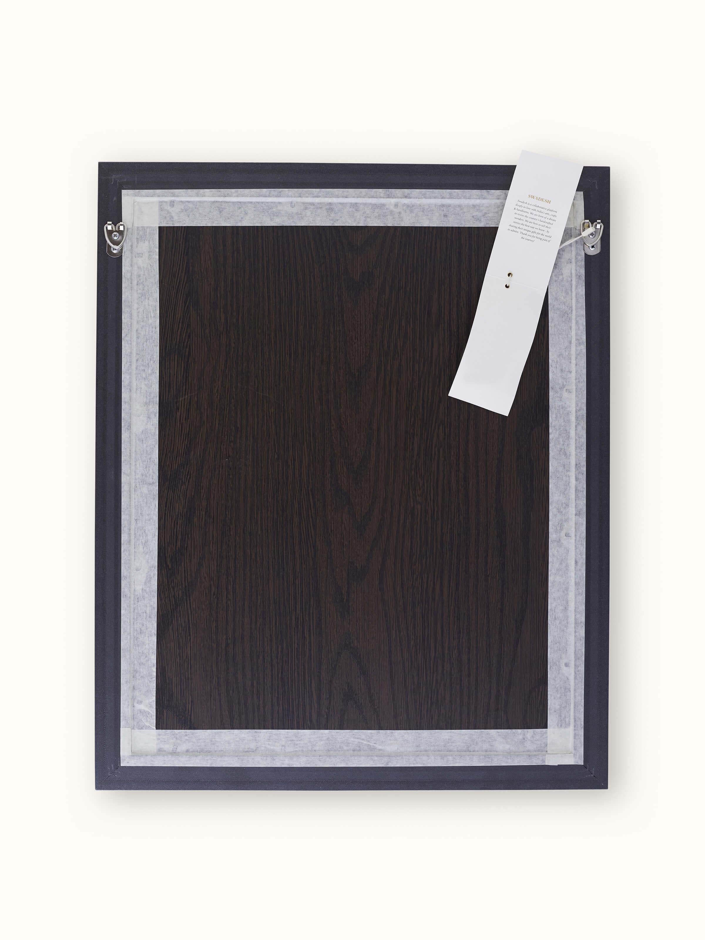 Alternate view of Pichwai Krishna Story Scene Painting showcasing its complete design and scene.