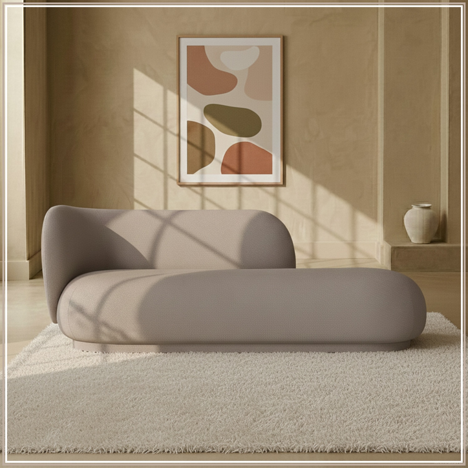 Eliteelegance Wood 2 Seater With Upholstery Non Storage Sofa In Grey Colour - Nestroots