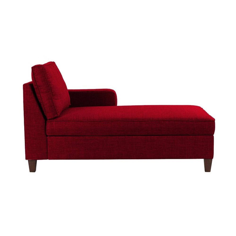 Bali Fabric Chaise Launger in Maroon Colour