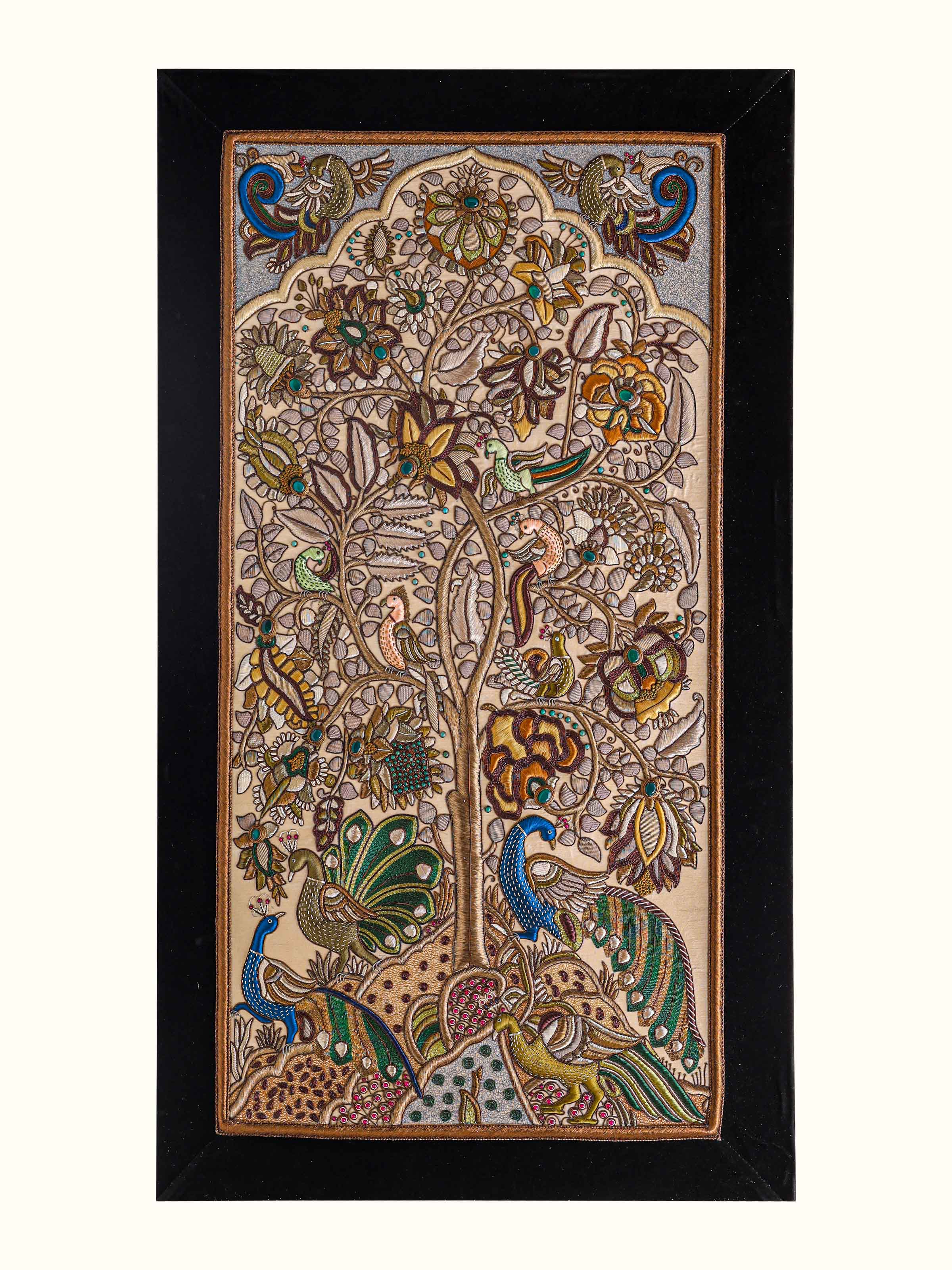 Tree of Life Zardozi Wall Hanging