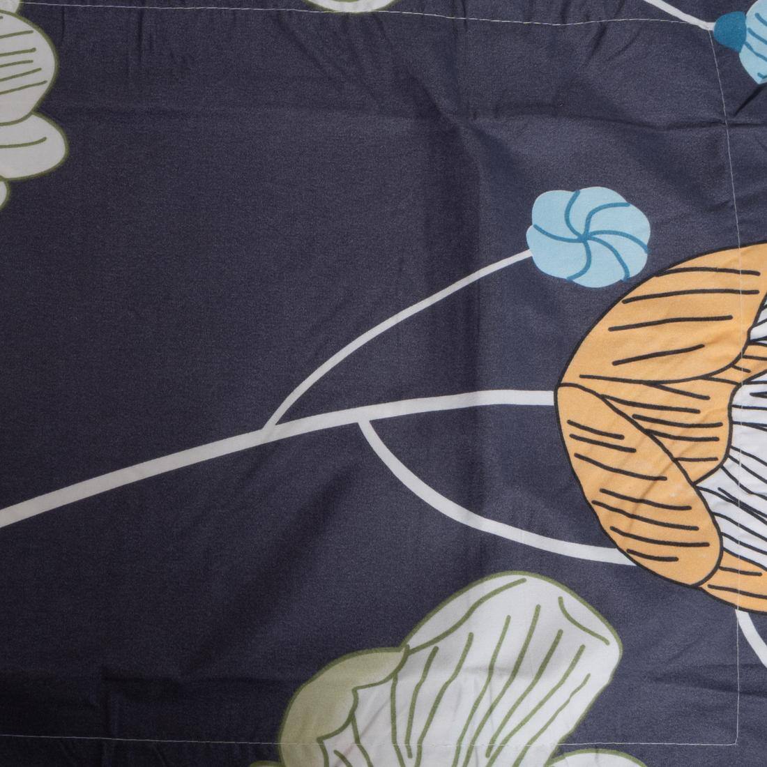 High Quality Cotton mix Double bed Fitted Bedsheets 198 cmsx 182 cms ( Pillows 46 x 49 cms)