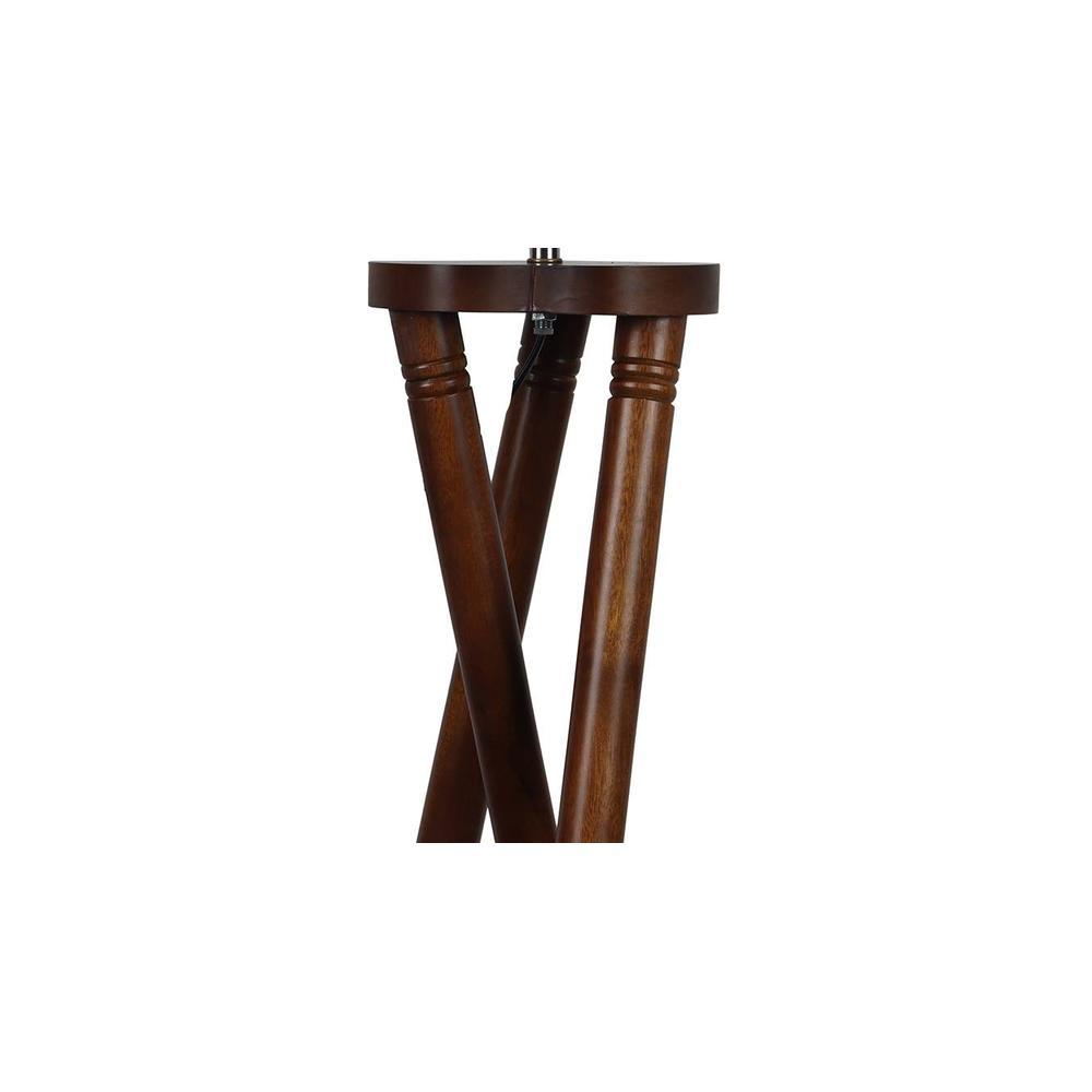 Ianthe White Cotton Shade Floor Lamp