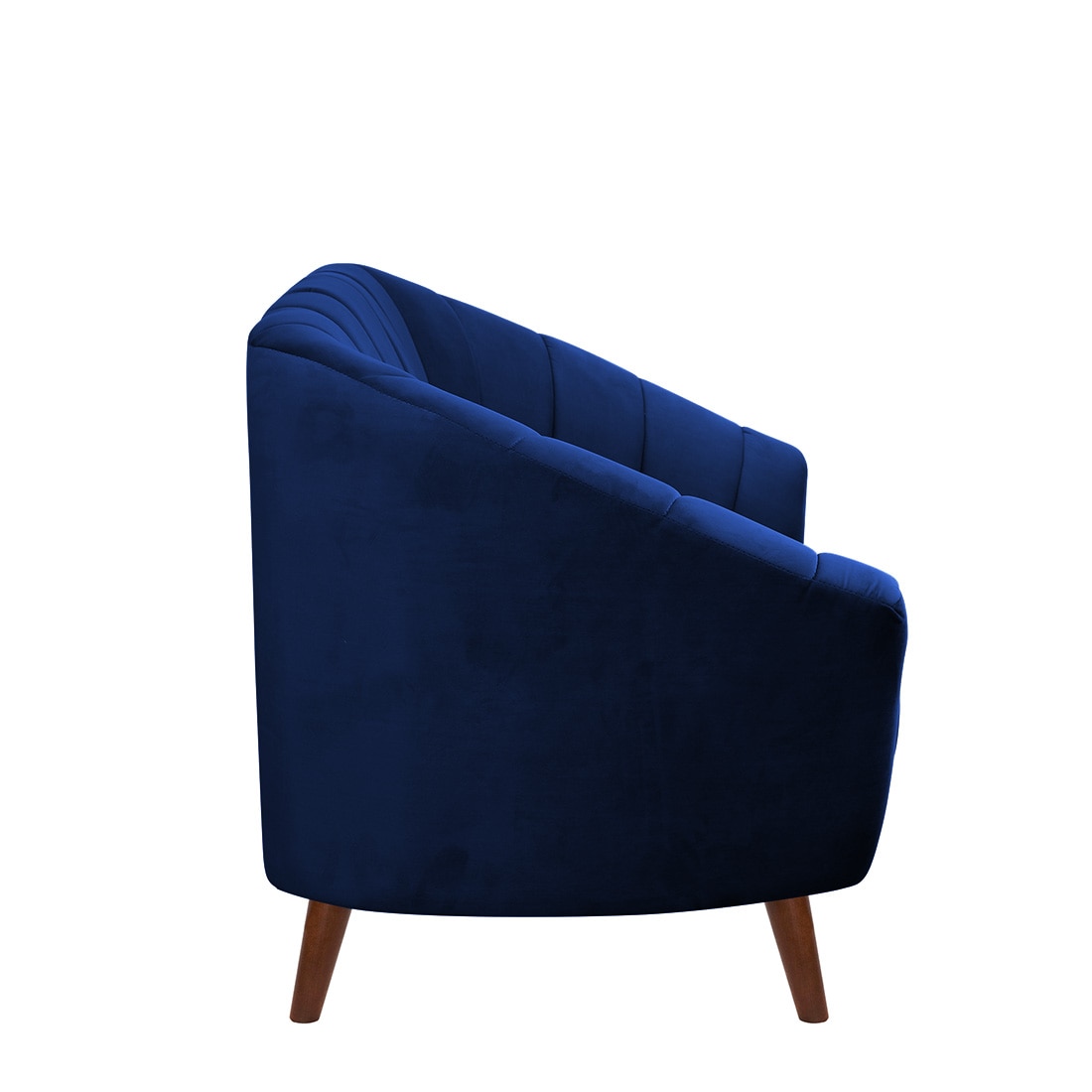 Nilo Velvet 2 Seater Sofa in Navy Blue Colour