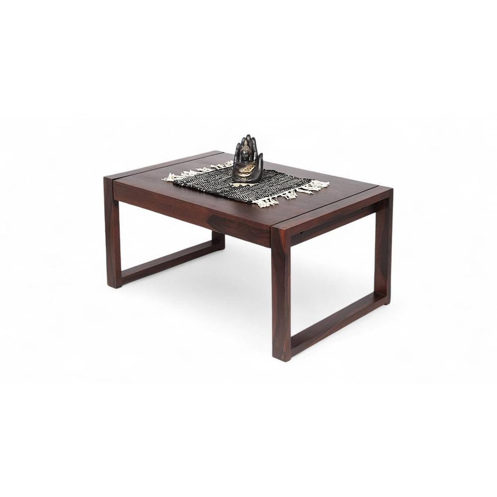 Hamstreet Sheesham Wood Coffee Table In Walnut Finish
