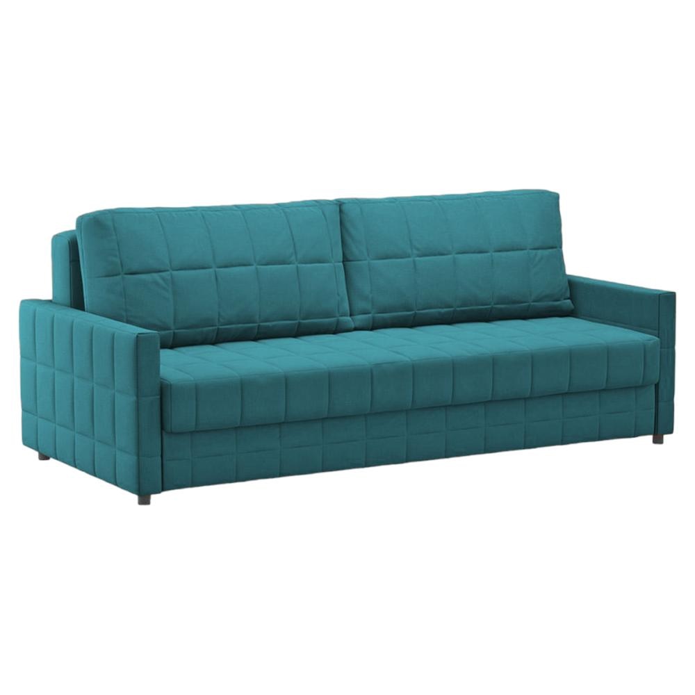 Alta 3 Seater Fold Out Sofa Cum Bed In T Blue Colour