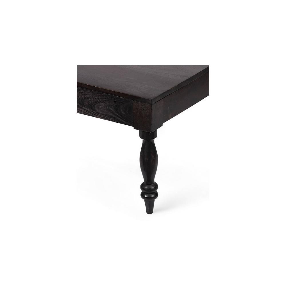 Hudson Sheesham Wood Coffee Table In Mahogany Finish