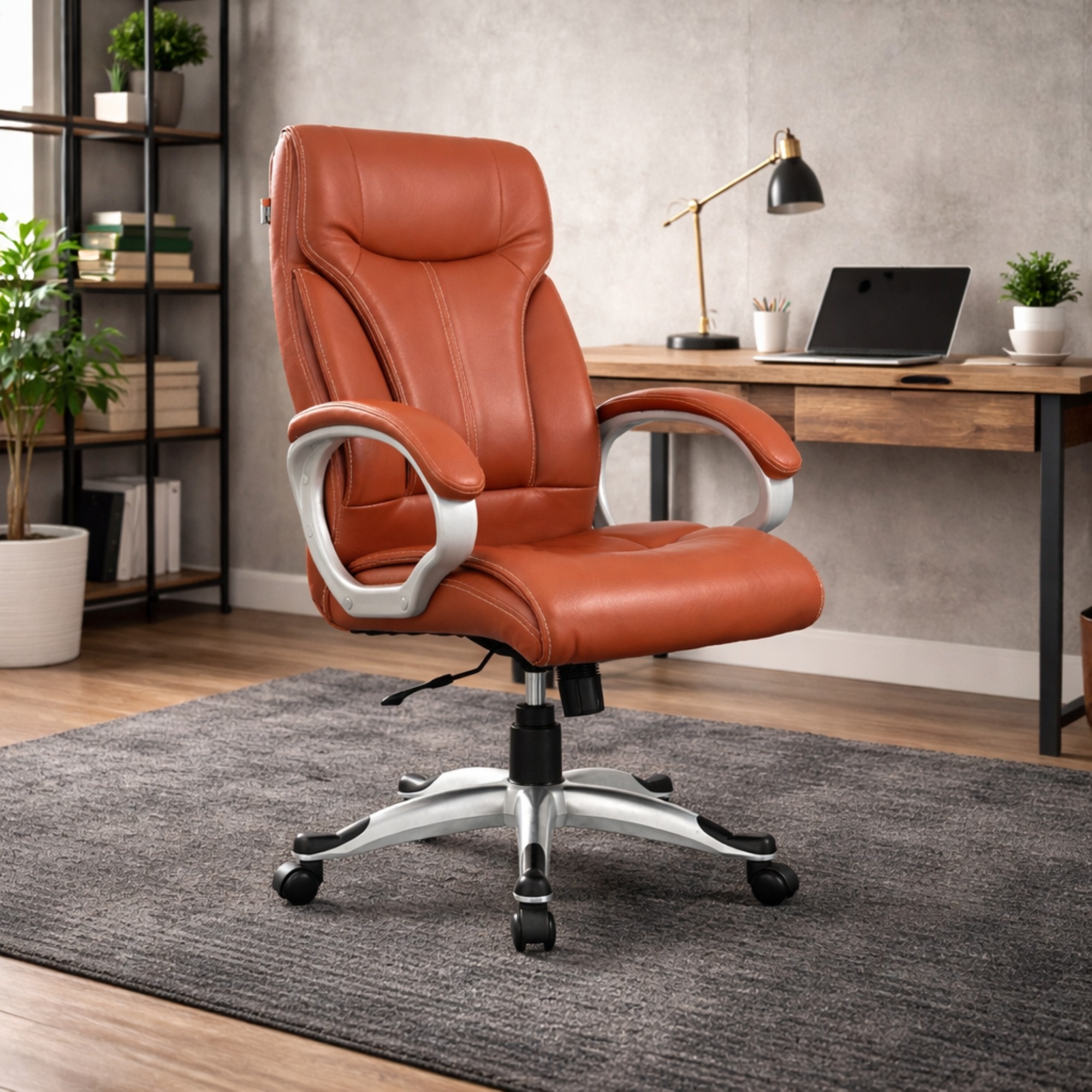 Adiko High Back Executive Chair In Tan - Adiko Systems