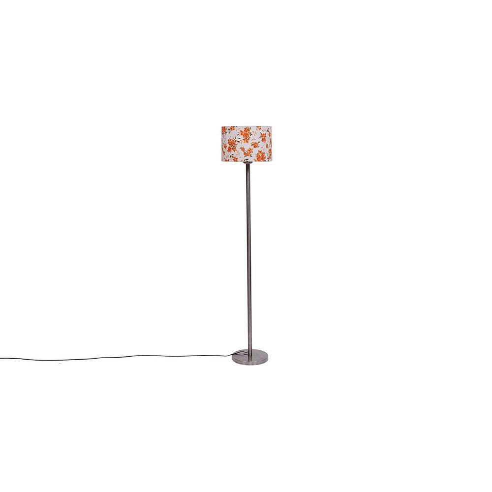 Dayanara Multicolour Cotton Shade Floor Lamp