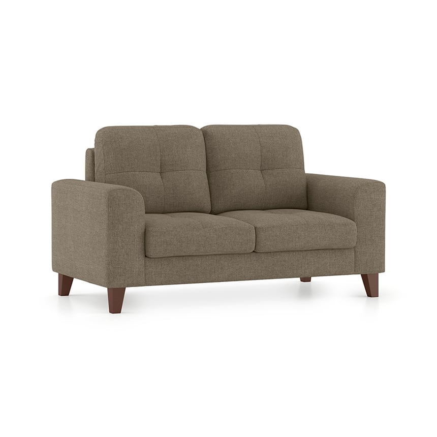 Verona Premium 2 Seater Fabric Sofa in Mist Brown Colour
