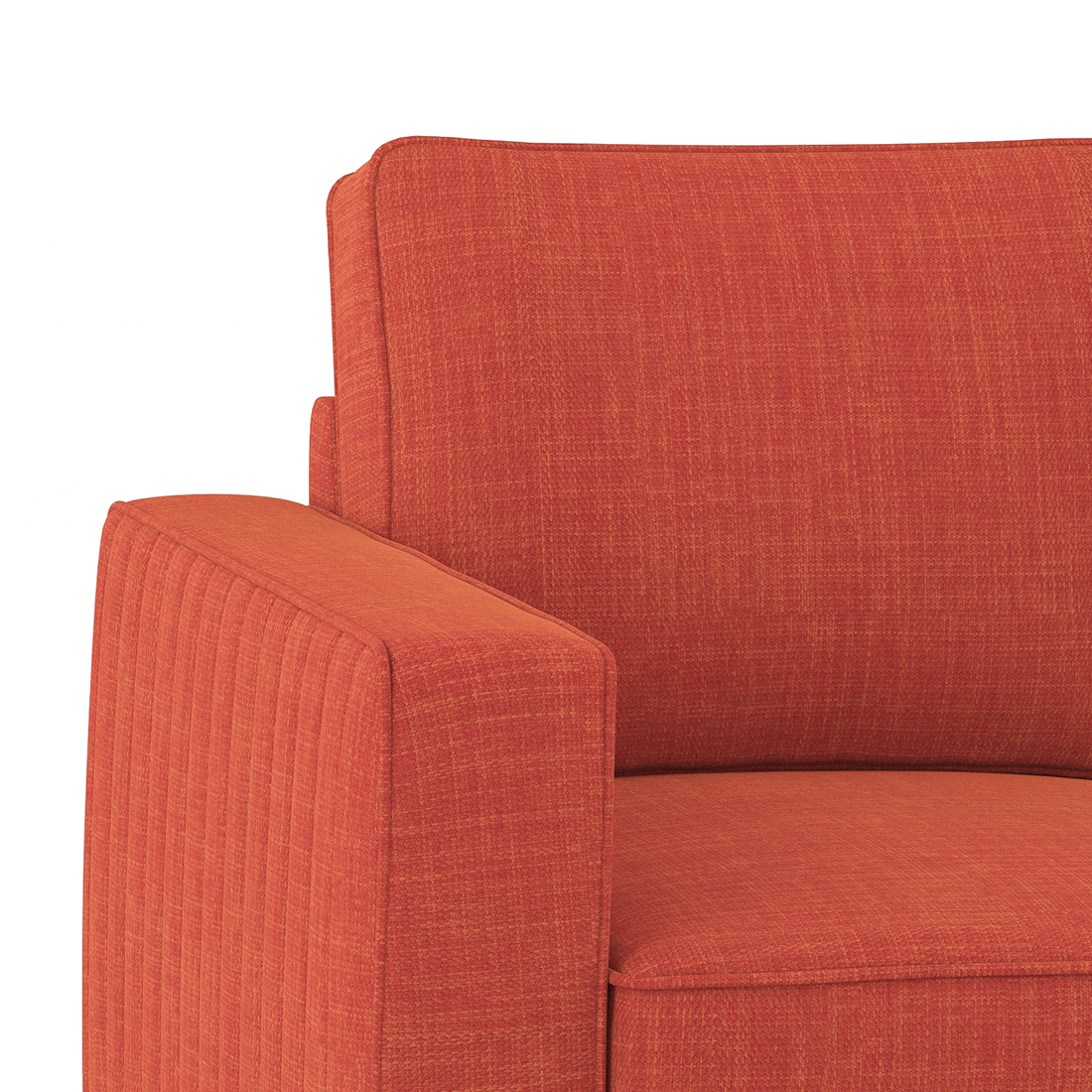 Apollo Neo 2 Seater Fabric Sofa in Lava Colour (Back Height : Regular, Cushion Type : Soft)
