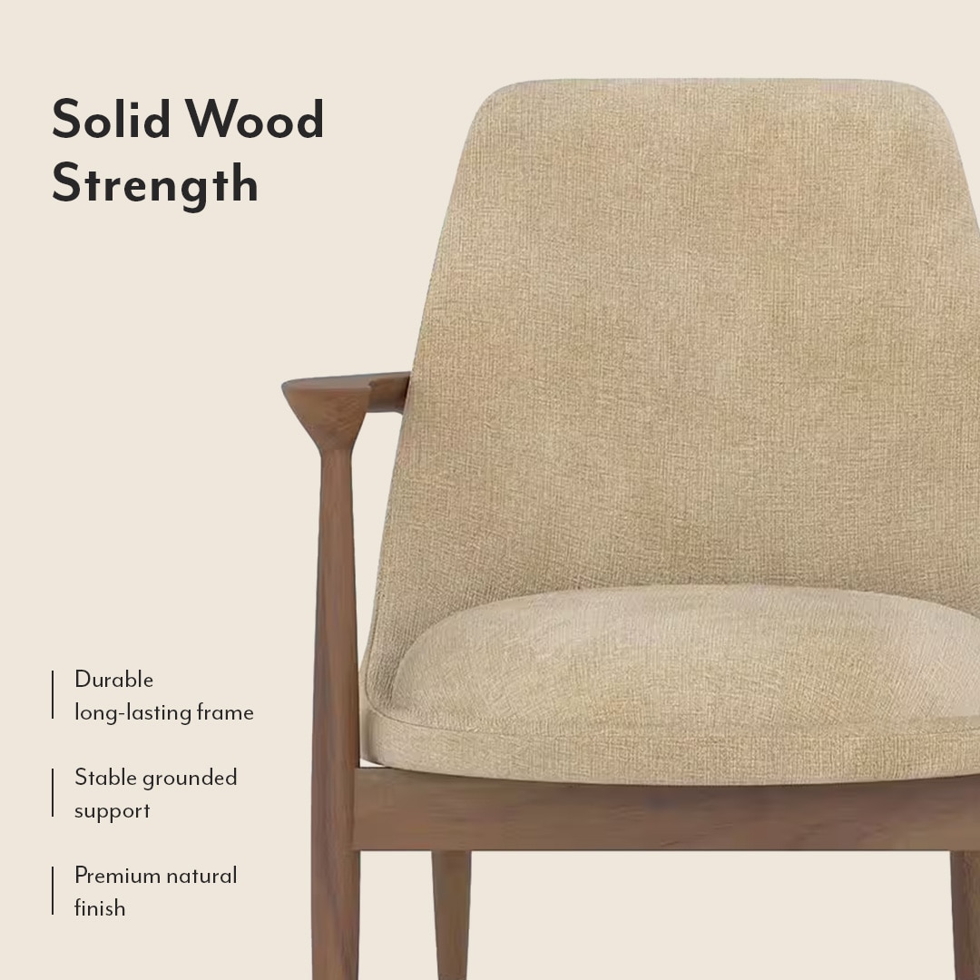 Dakota Lounge Chair In Stria Beige