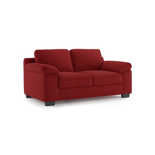 Esquel Premium 2 Seater Fabric Sofa in Salsa Red Colour