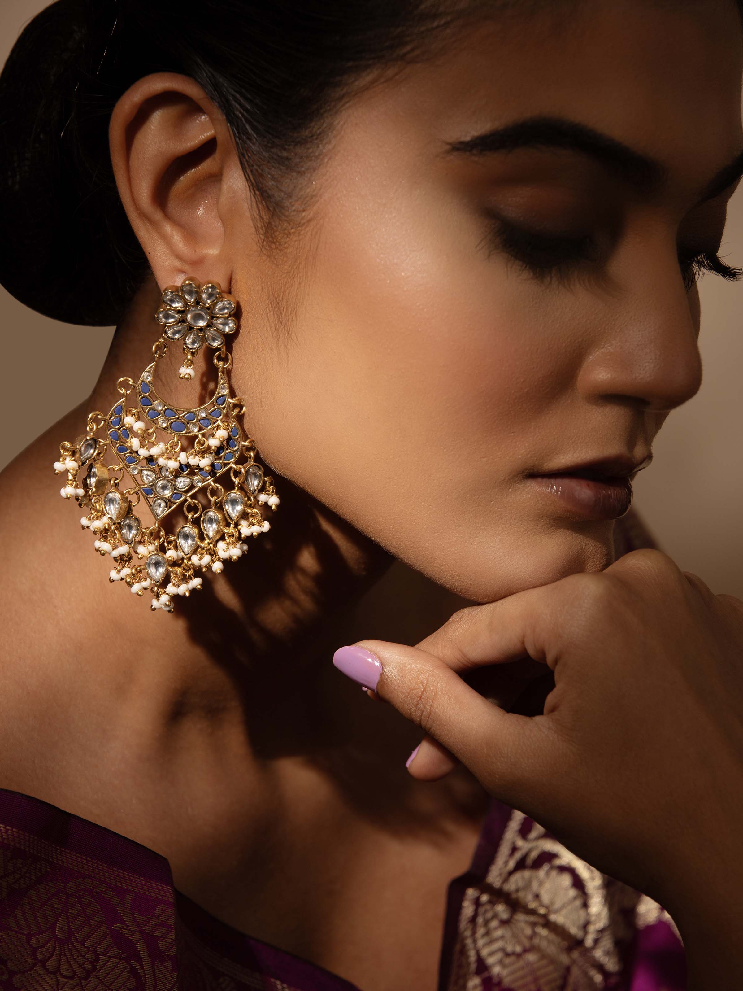 Close-up side view revealing fine details and polishing