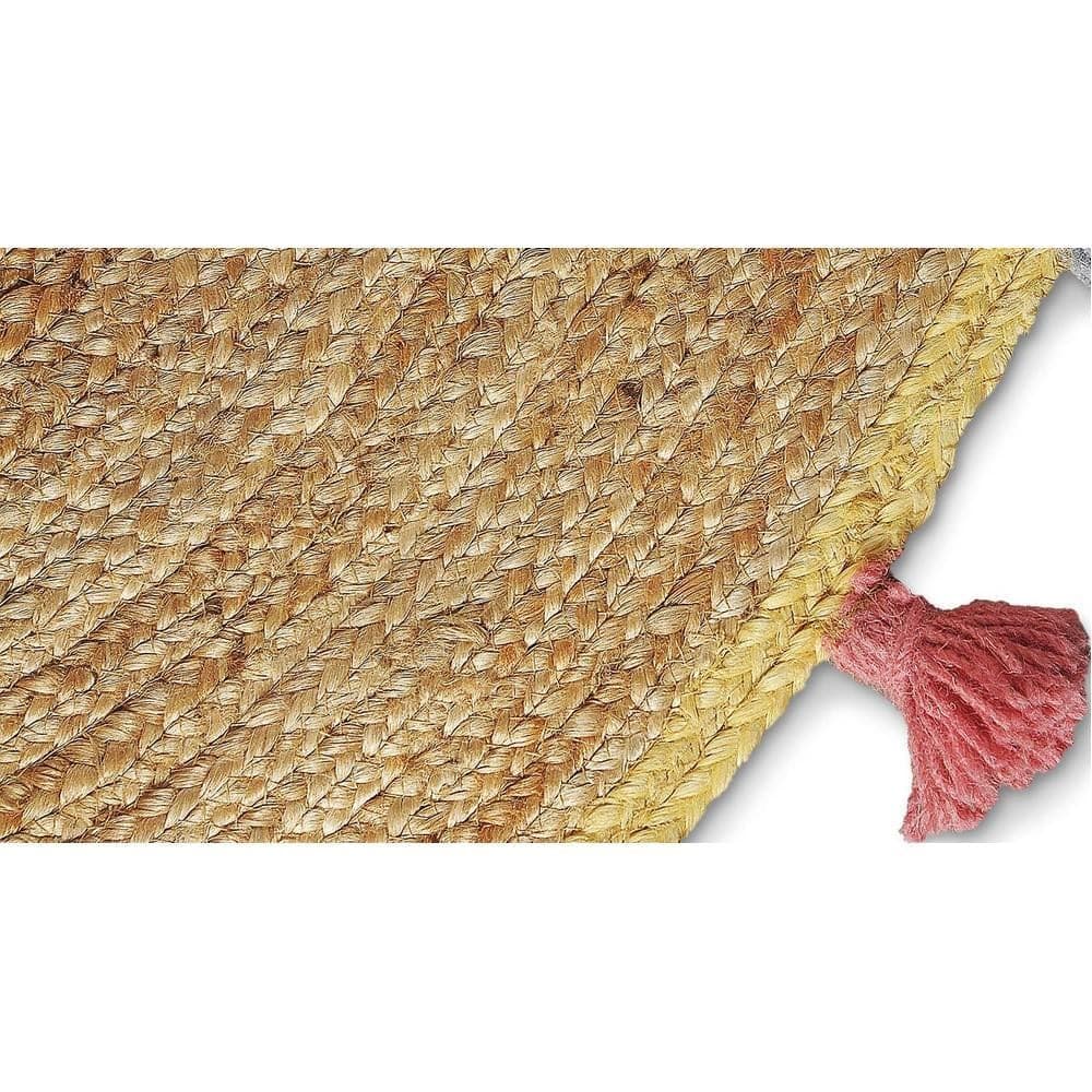 Jute rug pom