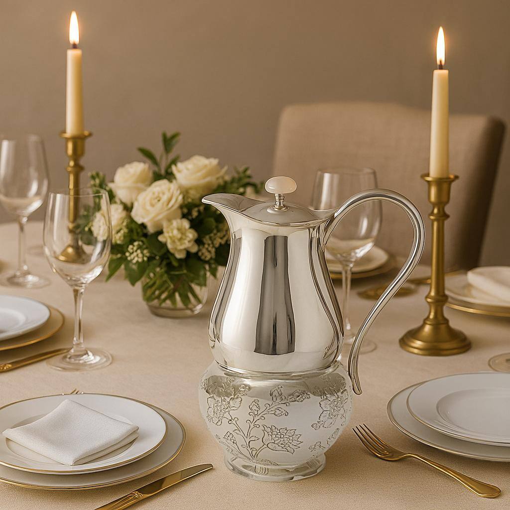 Kalamkari Silver Water Pitcher