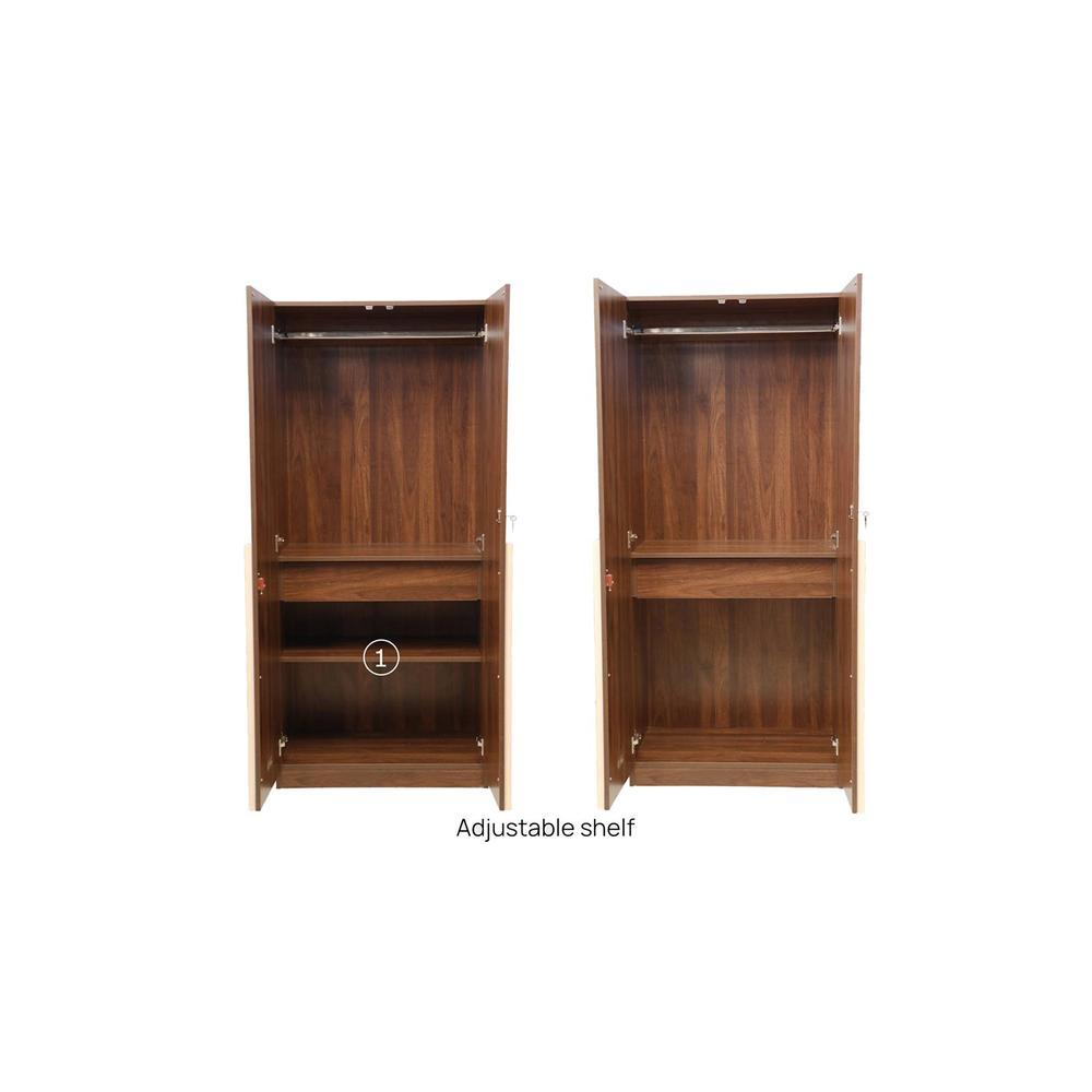 Rubbik Engineered Wood Wardrobe