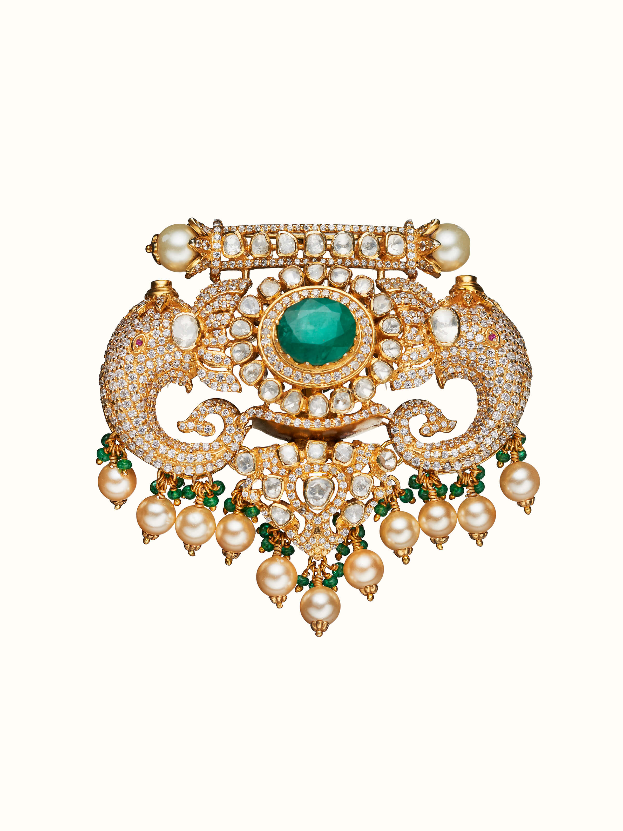 Silver Smithing Yellow Gold Brooch Pin