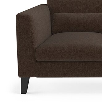 Lewis Sofa Set (Colour : Mocha, Cushion : Soft, Seater : 2+1+1)