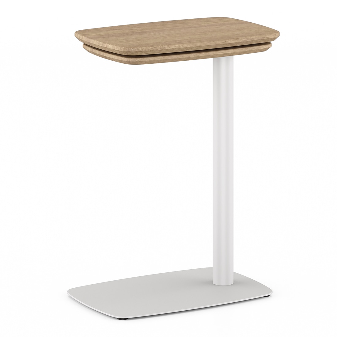 Otis C Table In White And Oak Finish