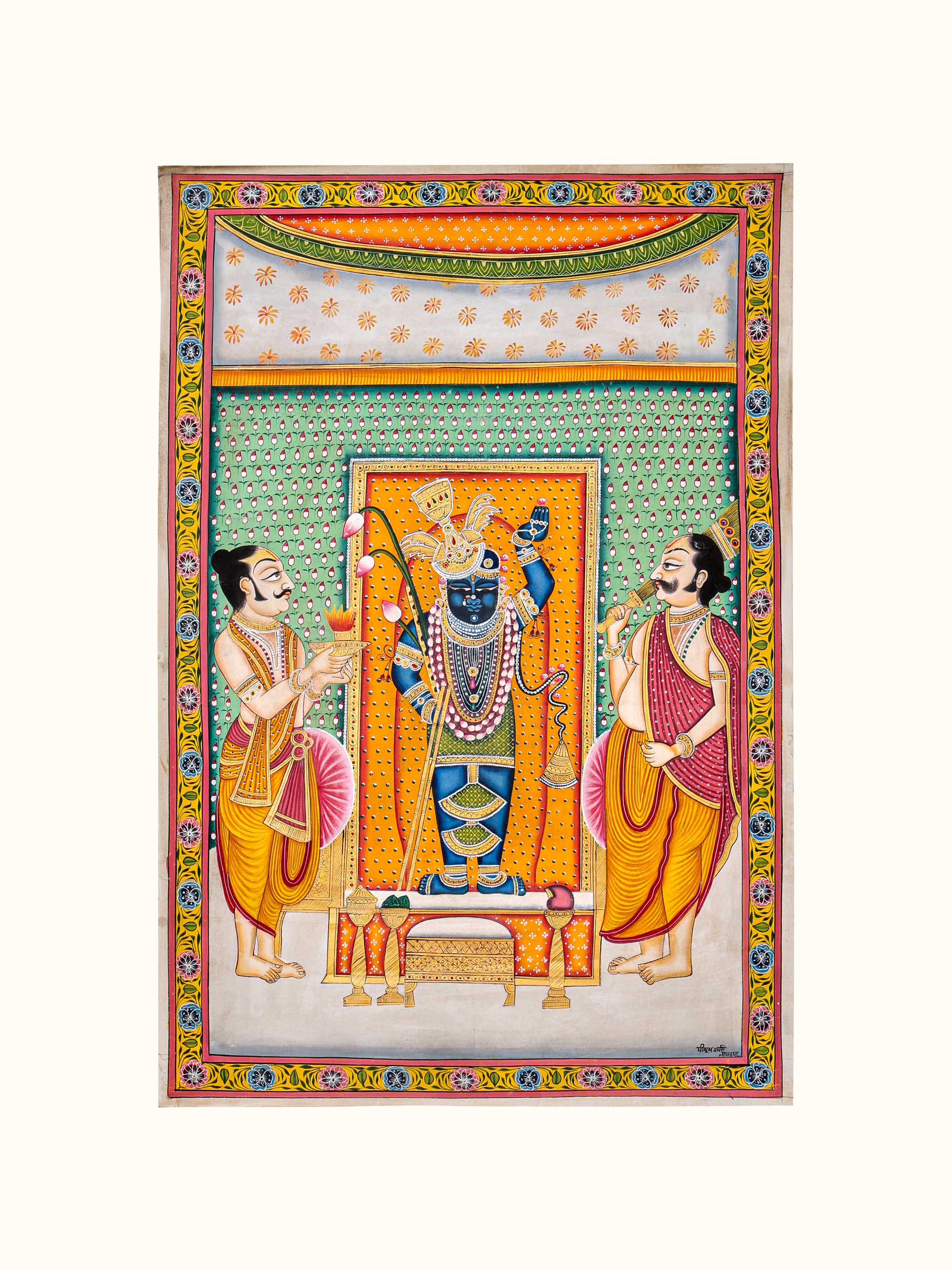 Shrinathji Aarti Pichwai Painting
