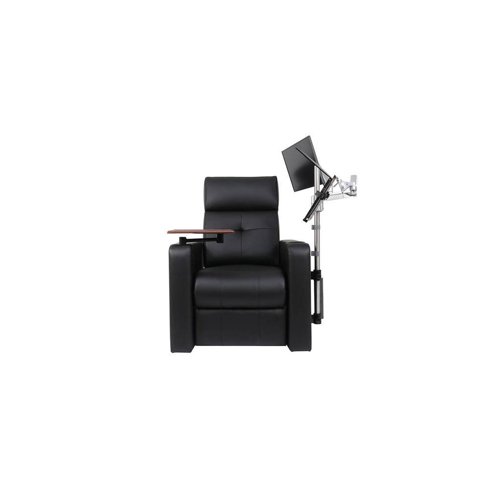 Zuum Solid Wood One Seater Motorized Recliner in Black Colour