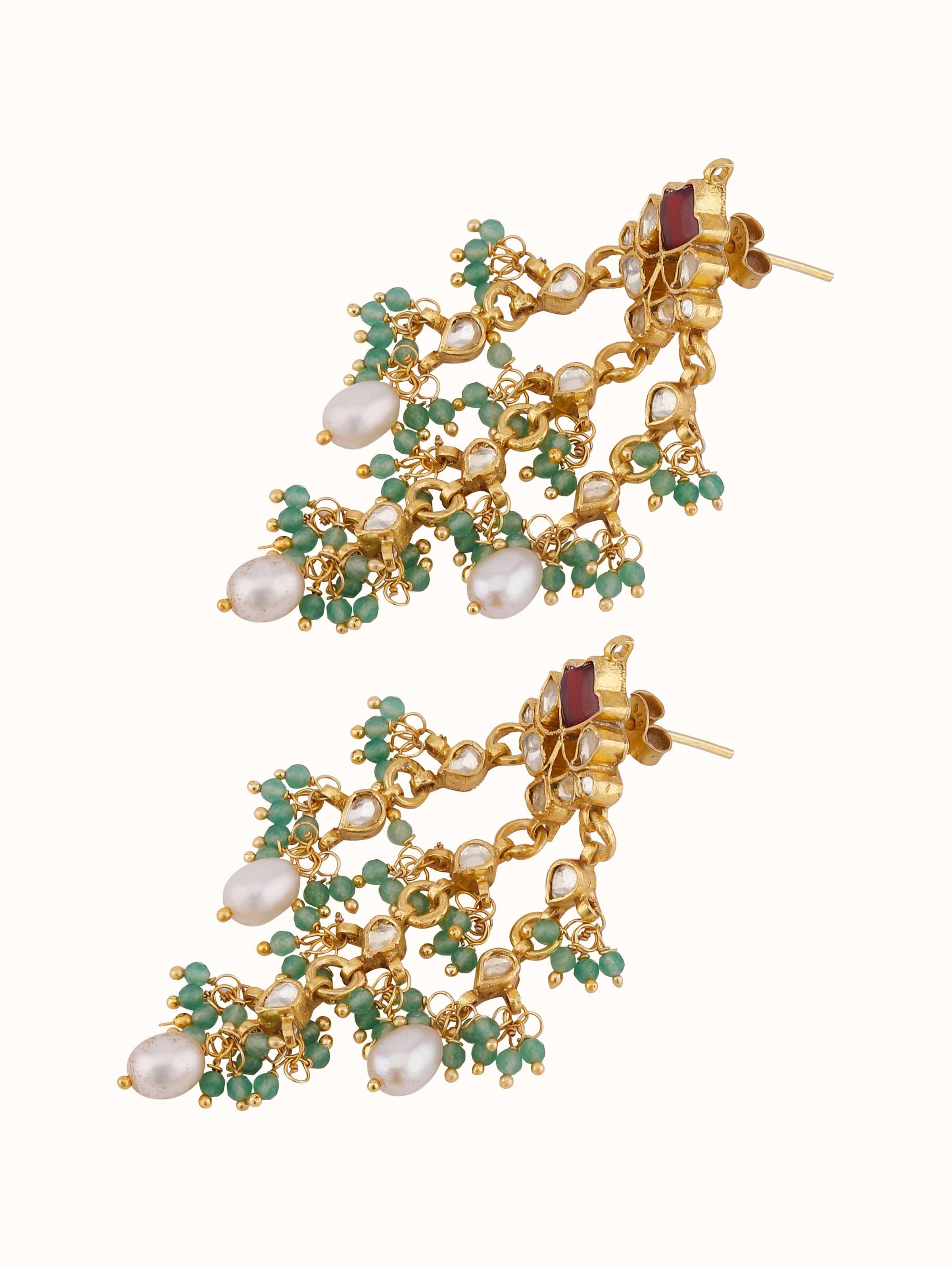 Silver Smithing Drops Earrings