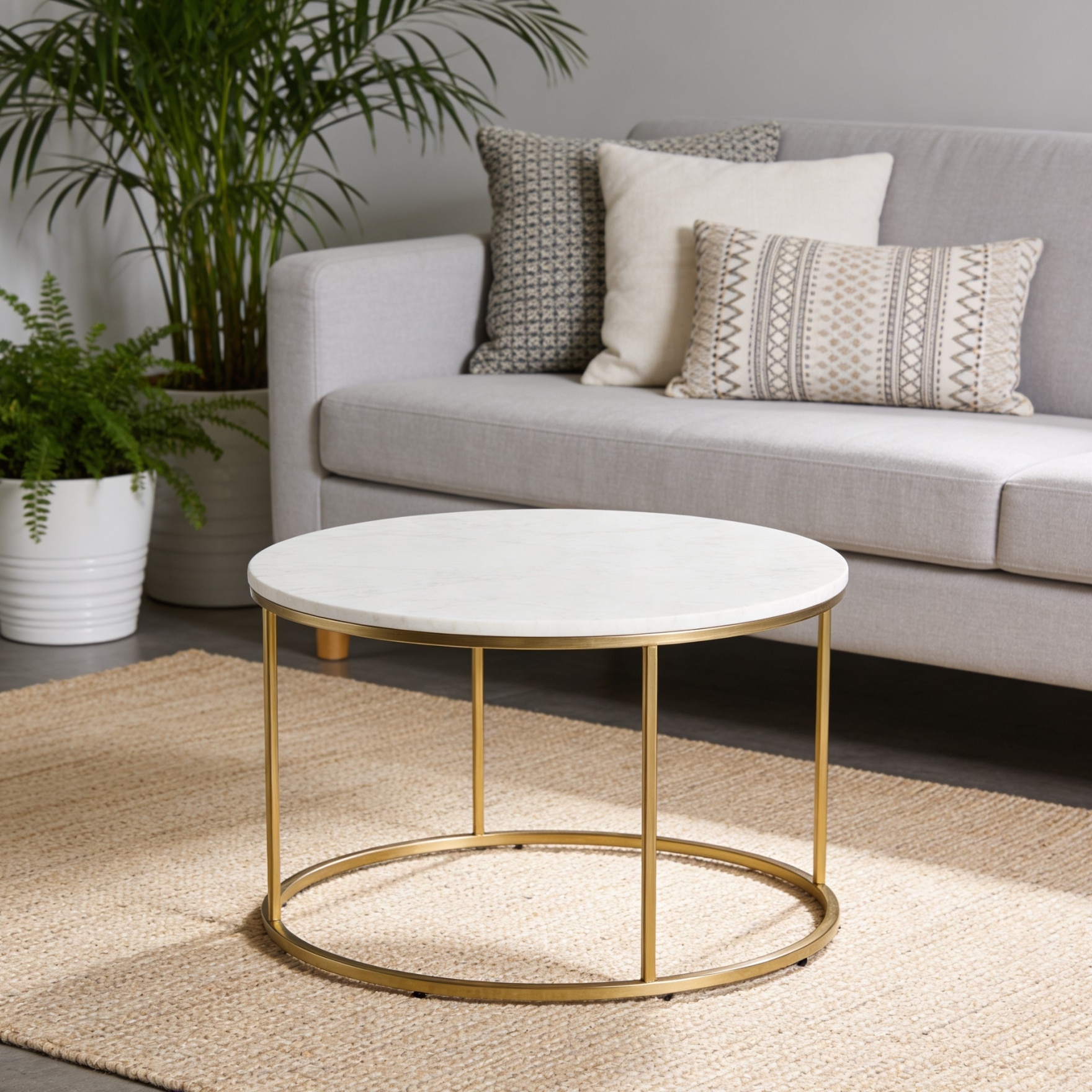 Round Marble Coffee Table