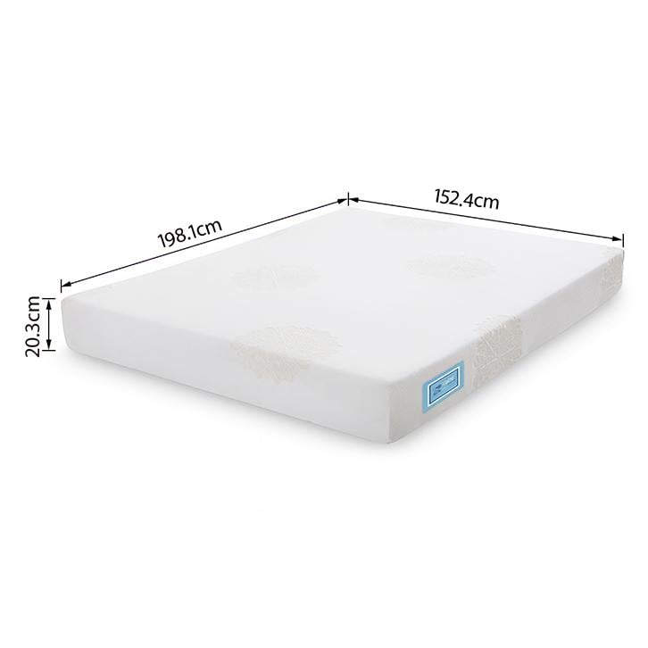 Aer Latex with Memory Foam Queen Size Mattress (Mattress Thickness : 8 Inches, Mattress Dimensions : 78 x 60 in)