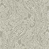 Granada Essential 3 Seater Fabric Sofa In Monochrome Paisley